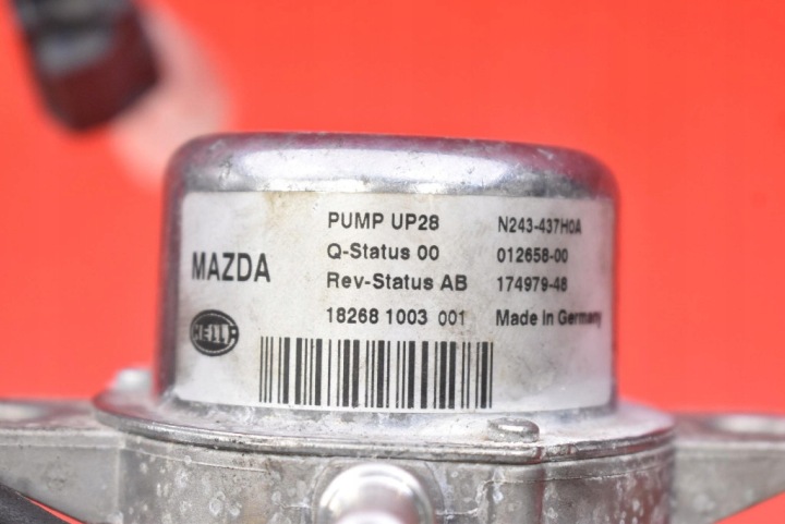 фото №7, Насос вакуум wakum n243-437h0a mazda mx5 mx-5 4 iv nd 2.0 skyactiv 15-21