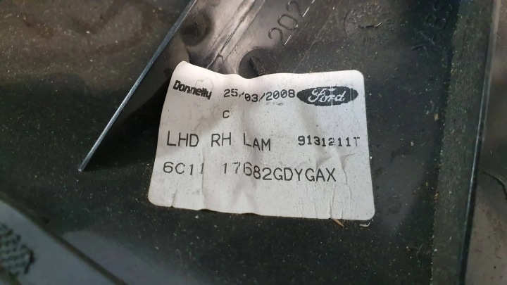 фото №10, Зеркало правое 6c1117682gd ford transit mk5 mk6 двойной 00-