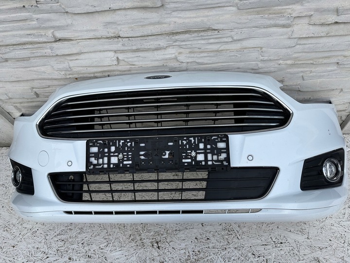 фото №3, S-max mk2 бампер перед переднє білий 5f 6 pdc