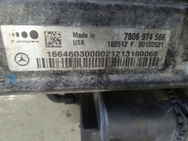 фото №9, Mercedes-benz ml w166 2.2 cdi 12 suv рулевая рейка трансмиссия 1664603000