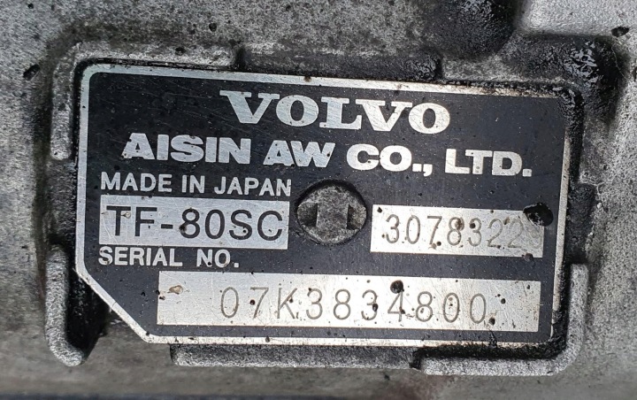 фото №6, Кпп кпп / коробка передач awd tf-80sc volvo xc90 i