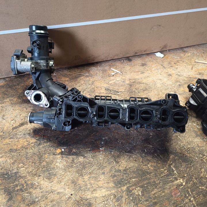 фото №7, Bmw f30 f31 f32 f20 колектор всмоктуючий дросельна заслінка кришки n47c