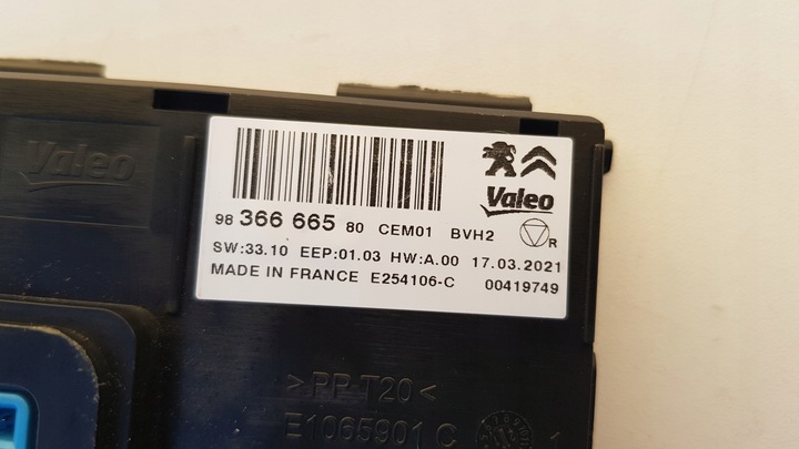 фото №7, Модуль кондиціонера peugeot rifter berlingo iv eu