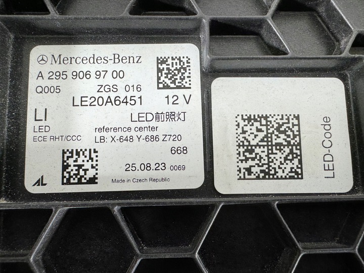 фото №13, Mercedes eqe w295 a295 полный led performance лампа левая перед фара идеальное состояние