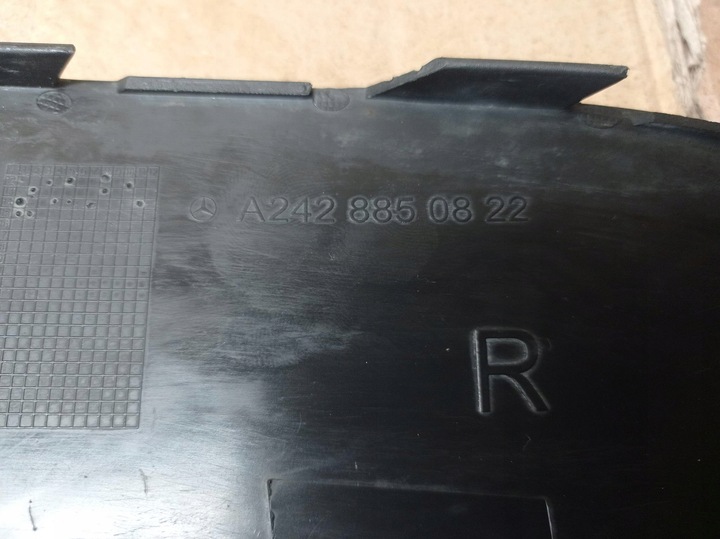 фото №7, Решітка заглушка бампера праві перед mercedea w242
