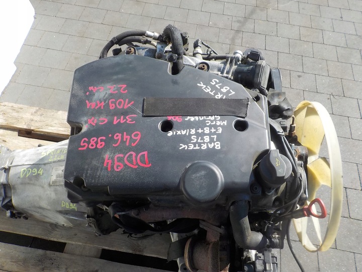 фото №14, Mercedes sprinter 906 08r 311cdi 2.2 cdi 109km двигун 646985 комплектний film