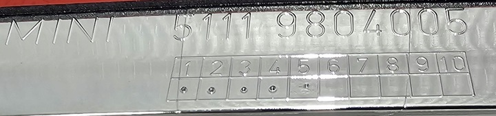 фото №8, Новая оригинальная нижняя рамка решётка радиатор хром mini r60 / r61 - 9804005