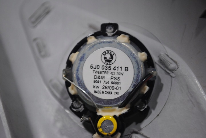 фото №7, Динамик защита стойка левая 631230051, 5j0035411b skoda fabia ii hb