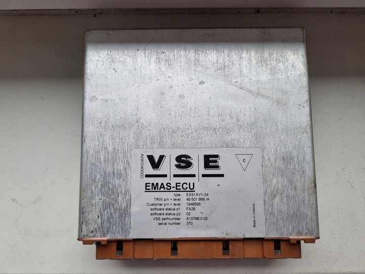 фото №1, Блок управления компьютер модуль emas ecu osi поворотной daf xf 105 85 cf 6x2 1948595