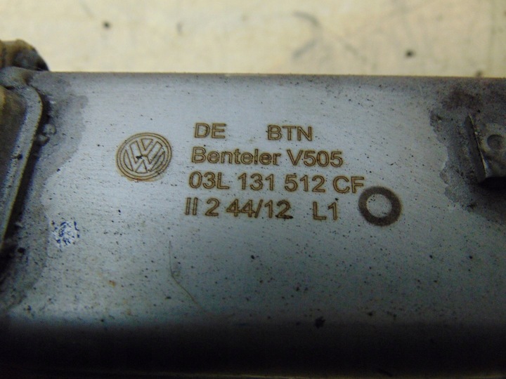 фото №11, Egr радиаторов выхлопных газов vw passat b7 2.0 tdi 03l131512c 03l131512cf