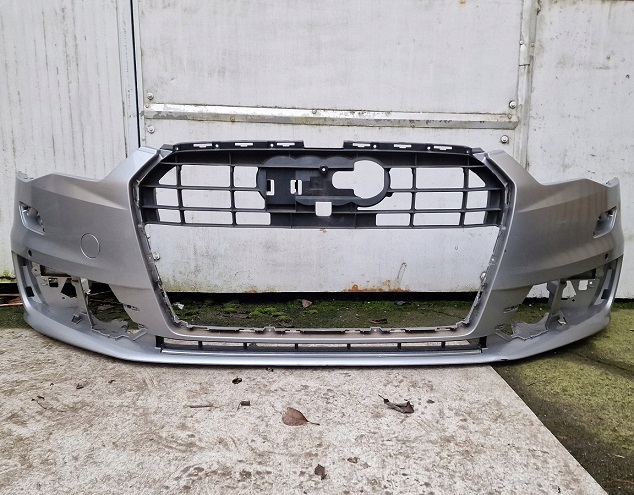 фото №9, Audi a6 c7 рестайлінг 4g0807437 14-18 бампер перед переднє оригінал