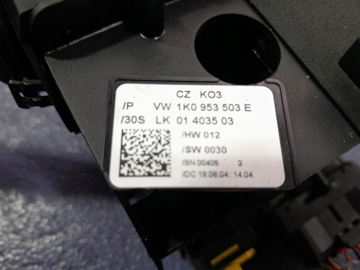 фото №7, Vw golf v перемикач комбінований стрічка 1k0953503e