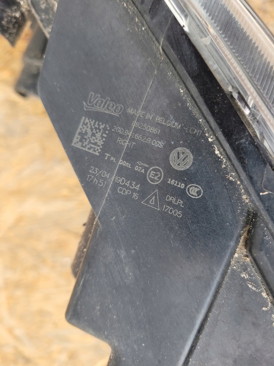 фото №6, Галоген правый vw polo 2g vi 2g0941662
