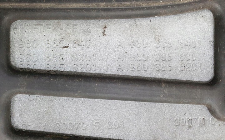 фото №9, Решітка радіатора решітка градус mercedes actros mp4 2542 l 9608856301