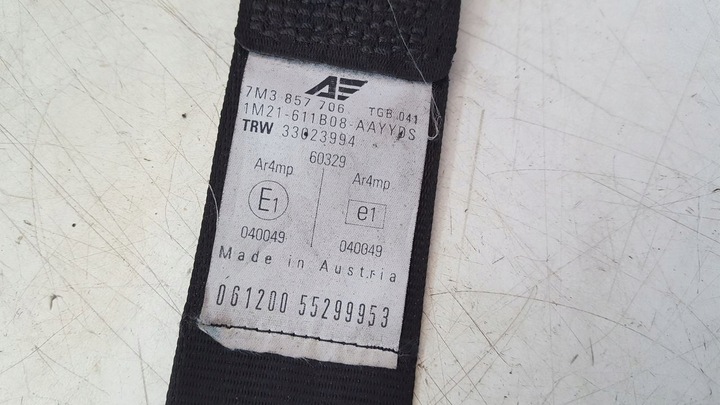 фото №12, Подушки air bag ремни датчик vw sharan 1,9 tdi