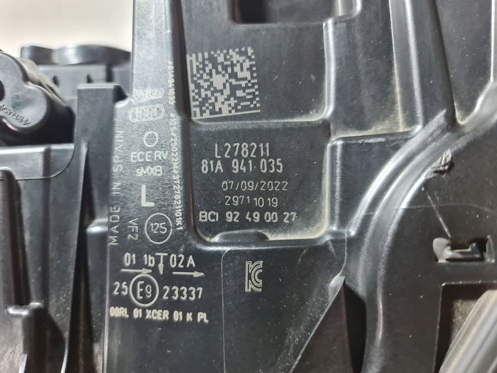 фото №16, Audi q2 рестайлінг лампа ліва перед matrix 81a941035