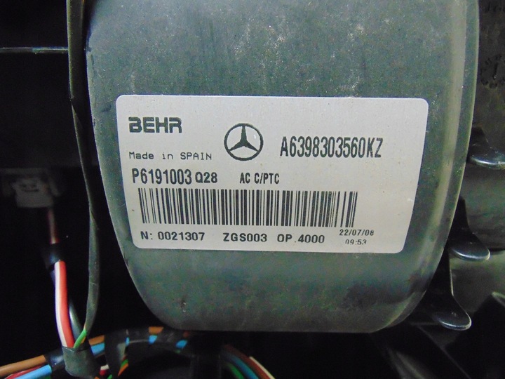 фото №15, Обігрівач кондиціонера mercedes vito 639 a6398303560kz європа