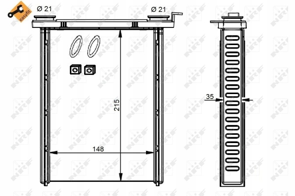 фото №14, Отопитель nrf nrf 54346