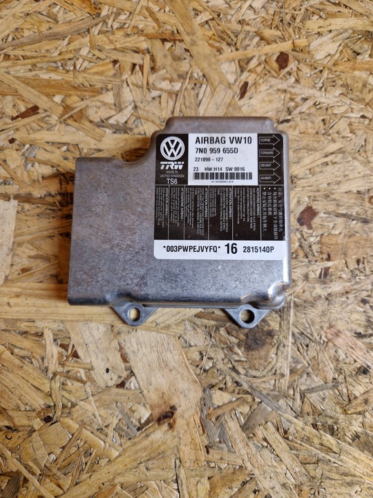 фото №1, Volkswagen sharan 2015 блок керування / модуль подушка безпеки