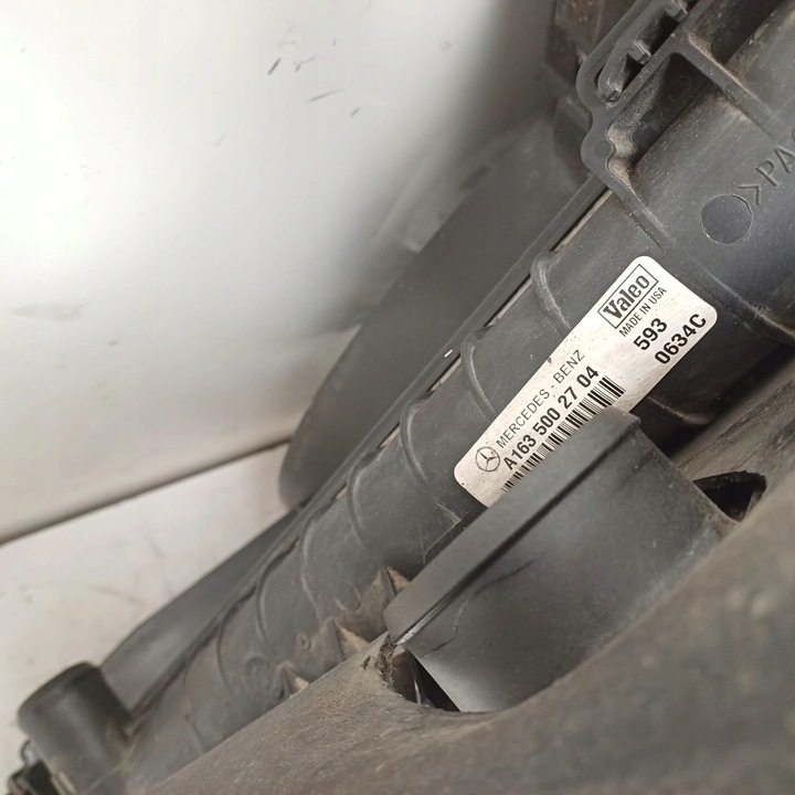 фото №13, 2004 mercedes-benz ml w163 радиаторов / комплект a1635002704