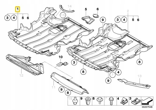 фото №6, Экран pod капот bmw e82 1 оригинальный 51758051609