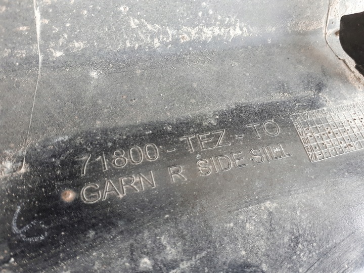 фото №12, Honda civic x sedan планка порогова права 71800-tez-t0 поріг праві