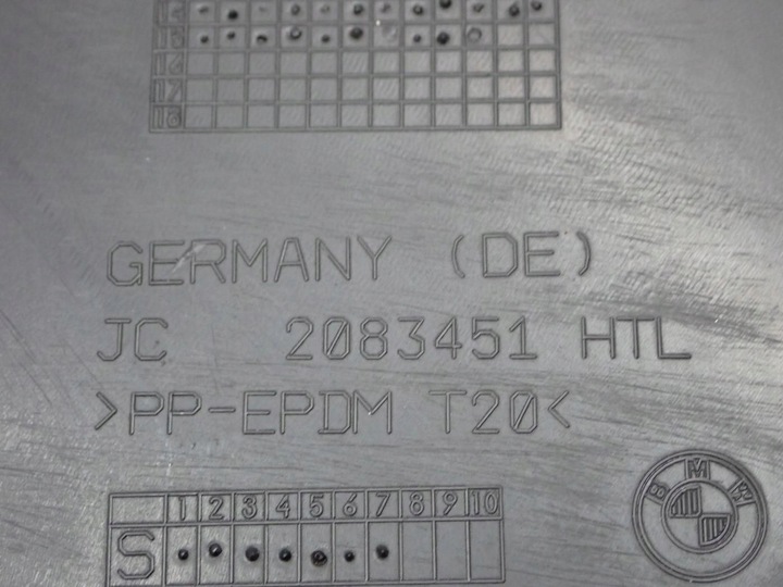 фото №8, Боковина обивка дверь левый зад 18464781m 2083451 bmw 3 f31 универсал 15r