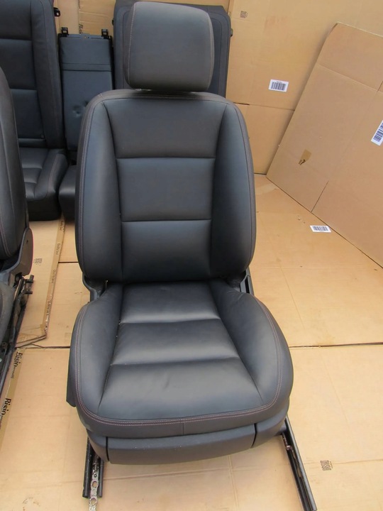 фото №5, Mercedes s w221 221 длинный обивка сиденье сиденья диван обшивки czrwona nić