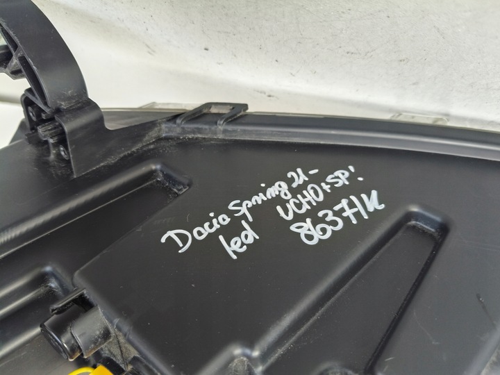 фото №9, Лампа права фара верхня led dacia spring 21-