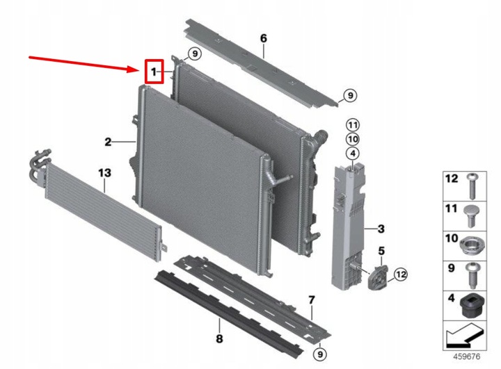 фото №9, Bmw 3 f30 f31 двигун cooling радіатор 8482623 17118482623