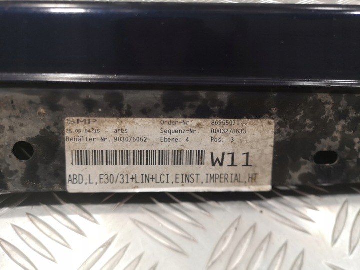 фото №6, Планка накладка пороговая левая bmw f30 f31 lci a89