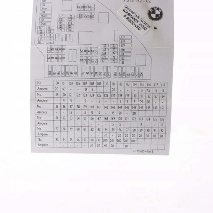 фото №9, Bmw x3 f25 grupowanie карта diagram блок запобіжників 9315152