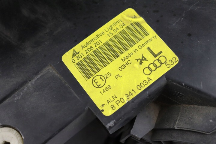 фото №10, Audi a3 8p фара передняя левая перед 8p0941003a европа