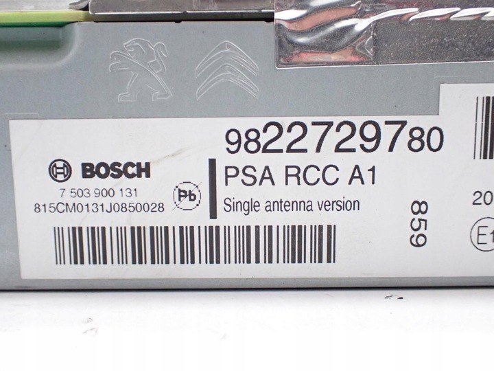 фото №14, Навігація навігація радіо заводська оригінал 9824298580 citroen c3 aircross 19r