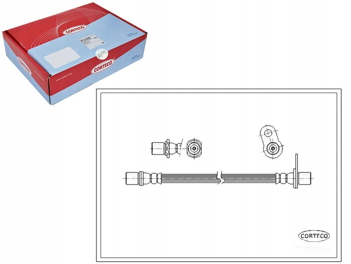 фото №1, Corteco шланг гальмівний гнучкий toyota