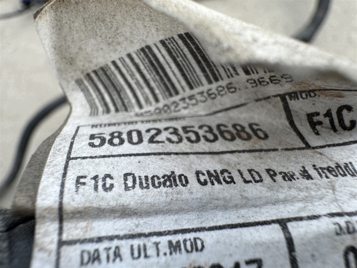 фото №9, Джгут проводки двигуна fiat ducato 3 iii 3.0 cng натуральний power 21r