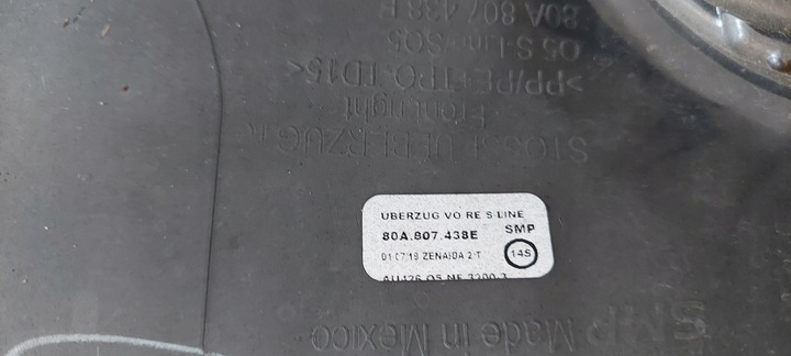 фото №13, Audi q5 sq5 80a бампер переднє решітка радіатора решітка ґрати спойлер