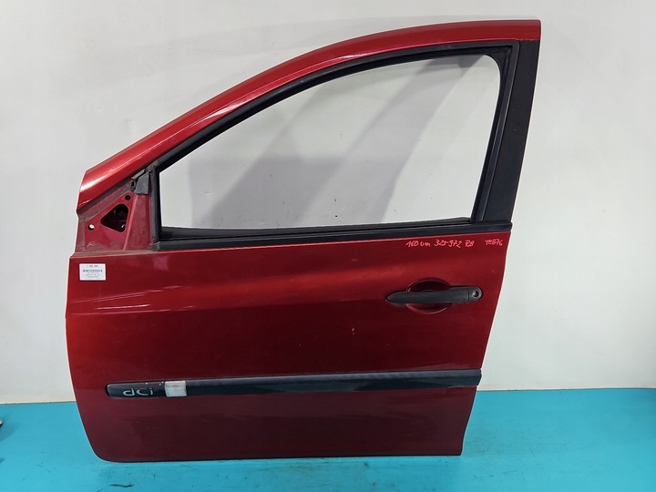 фото №1, Двері перед ліві renault clio iii 5d teb76