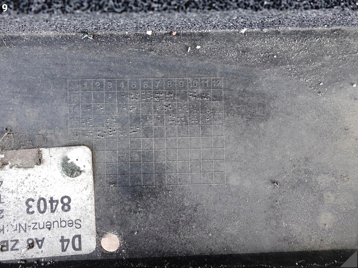 фото №10, Audi s8 plus 4h0 d4 рестайлинг 13-17 порог накладка планка левая демонтаж y9t ly9t