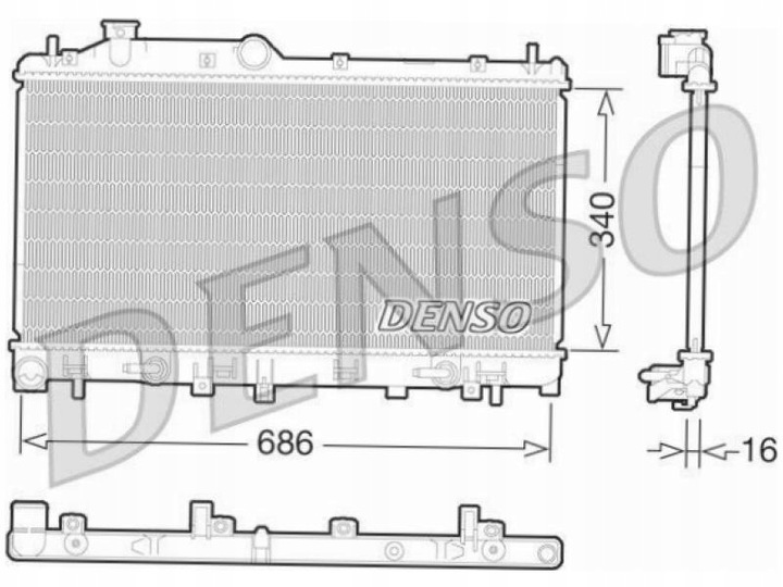 фото №2, Радіаторів denso drm36015