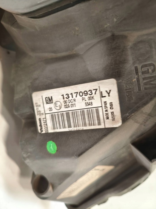 фото №8, Opel vectra c фара левые перед фара ксенон поворотный ксенон eu 13170937