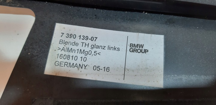 фото №10, Планка двері лівий зад bmw m5 f90 g30 7390139