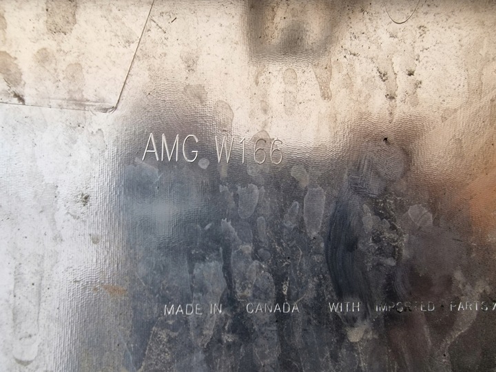 фото №7, Mercedes ml 63 amg бампер дифузор 166 a1668805625