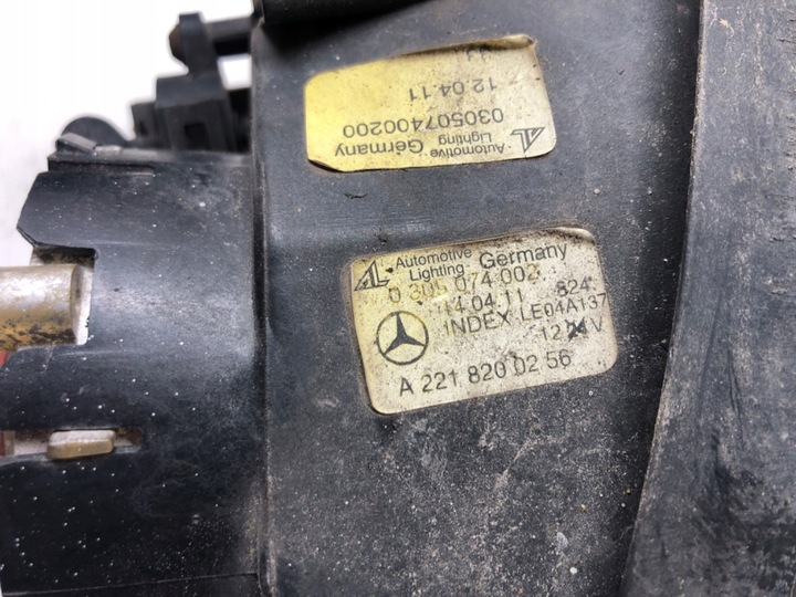 фото №6, Галоген праві перед mercedes w221 a2218200256 хетчбек 05-13