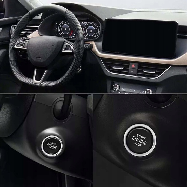 фото №6, Кнопка старт стоп выключатель зажигания skoda karoq kodiaq superb iii scala