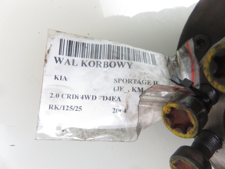фото №5, Wał колінчастий kia sportage ii 2.0 crdi 113 d4ea