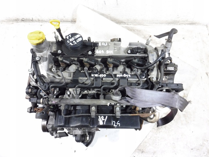 фото №10, Двигатель kpl стойка turbo система wtr edj 664.911 chrysler pt cruiser 2.2 crd