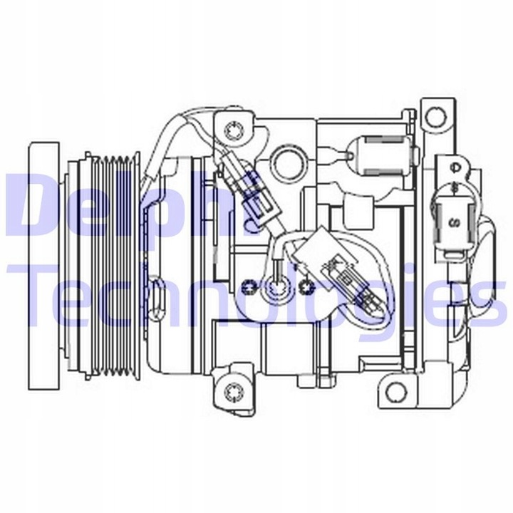 фото №2, Delphi cs20508 компресор кондиціонер. toyota landcruiser