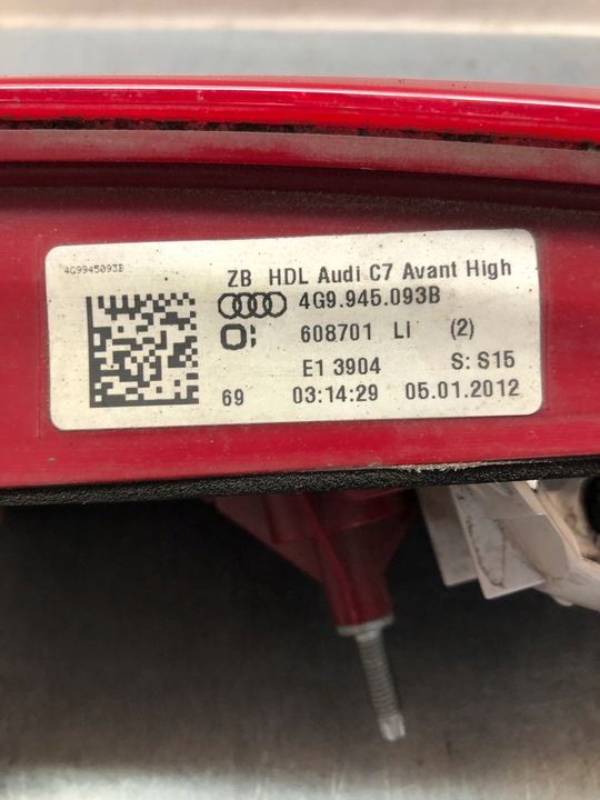 фото №13, A6 c7 універсал 10-14 лампи задні ліва права led комплект