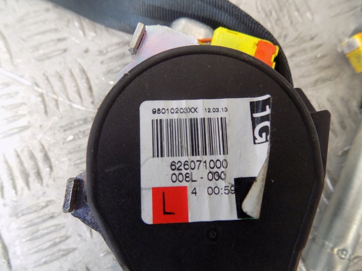 фото №9, Citroen c4 picasso ii 2013 - натягувач pas безпеки перед лівий праві